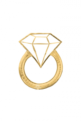 Фигура «Кольцо бриллиант золото»