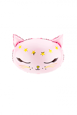 Фигура «Голова кошки розовая»