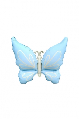 Фигура «Нежная бабочка» Голубой сатин