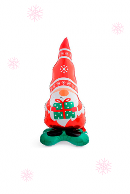 Ростовая фигура «Гномик с подарком»