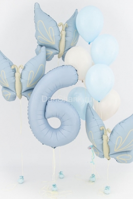 Комплект гелиевых шаров «Полет»