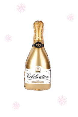 Фигура «Бутылка Шампанского, Золото» FL