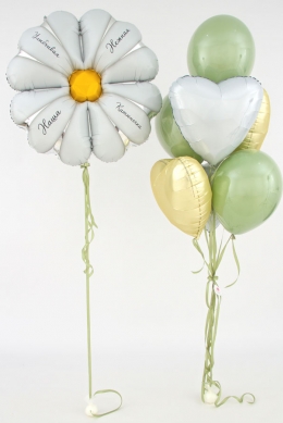 Комплект гелиевых шаров «Ромашка»