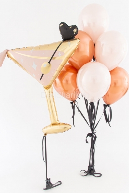 Комплект гелиевых шаров «Мартини»