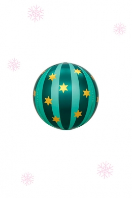 Сфера «3D, Новогодний шар, Зеленый»