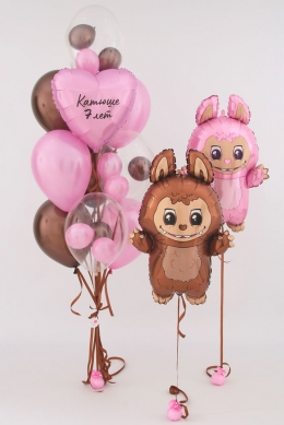 Комплект гелиевых шаров «Плюшевые друзья»