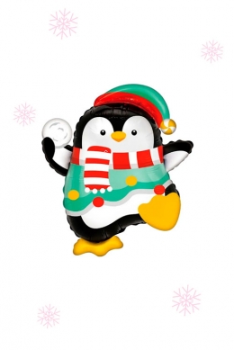 Фигура «Пингвин со снежком»