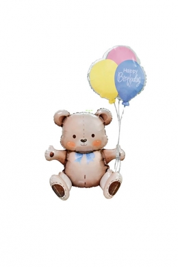 Ростовая фигура «3D Мишка на День рождения»