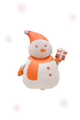 Фигура «Снеговик с подарком»