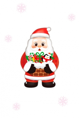 Фигура «Дед Мороз с подарком» FL