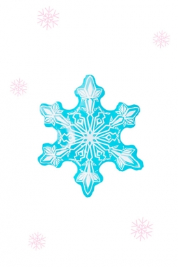 Фигура «Снежинка голубая»
