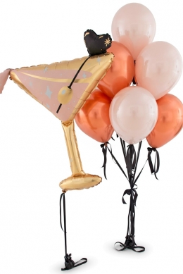 Комплект гелиевых шаров «Мартини»