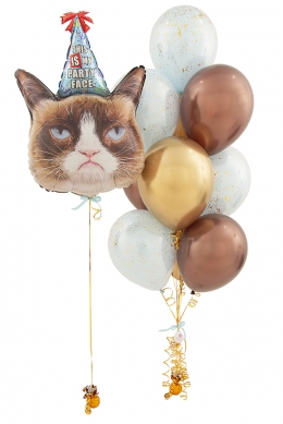 Комплект гелиевых шаров «This is my PARTY FACE»
