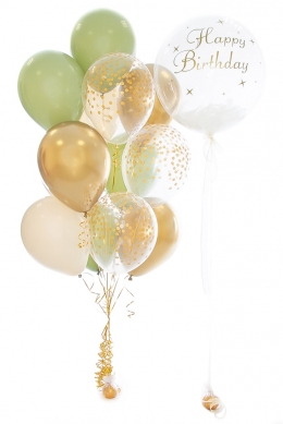 Комплект гелиевых шаров «Happy Birthday»