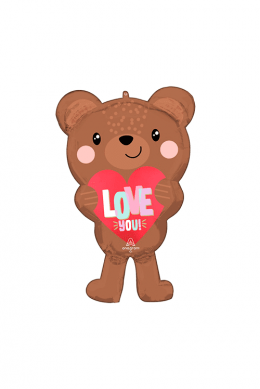 Фигура «Мишка сердце LOVE YOU»